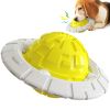 Dog Toy Sound Molar Decompression Dall Training Interactive Flying Saucer Dog Toothbrush Medium and Large Dog Pet Supplies - Yellow