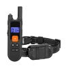 Rechargeable Training Collar w/Remote Control for Dog - Black - Training Device