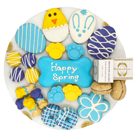 Easter-Spring Themed Dog Treats Gift Box - 22 treats