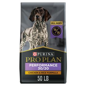 Purina Pro Plan Performance 30/20 for Adult Dogs Chicken Rice 50 lb Bag - Purina Pro Plan