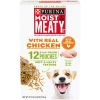 Purina Moist & Meaty Real Chicken Fresh Dog Food 72 oz Box - Moist & Meaty