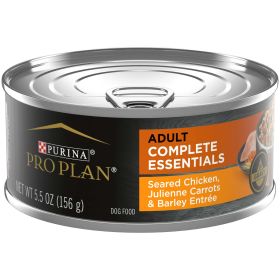 Purina Pro Plan Complete Essentials for Adult Dogs Chicken Carrot, 5.5 oz Cans (24 Pack) - Purina Pro Plan