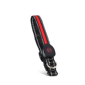 Blinking Flashing Pets Safety LED Adjustable Dog Collar  - Red - Pet supplies