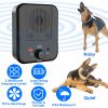 Ultrasonic Anti-barking Device Max 26.2Feet Sensing Sonic Bark Deterrent with 3 3 Ultrasonic Frequency Levels Indoor Outdoor Dog Bark Control - Black