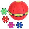 4 Pack Flying Saucer Ball Electric Colorful Flying Toy UFO Ball with LED Lights for Pet Children Outdoor Toy - Balls