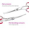 Household Pet Hair Clipper; Stainless Steel Professional Pet Grooming Tools; Pet Hair Shaver - Complete Set Of Pet Scissors