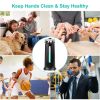 Automatic Soap Dispenser 16.9OZ Anti-slip Sensor Refillable Hand Gel Desktop Dispenser 2 Drop Volume Adjustment - Black