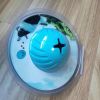 Food Dispensing Dog Treat Ball IQ Interactive Puzzle Toys for Medium Large Dogs Chasing Chewing Playing - Blue