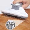 Pet Comb Stainless Steel Needle Comb Dog And Cat Hair Removal Floating Hair Cleaning Beauty Skin Care Pet Dog Cleaning Brush - Blue