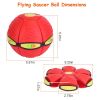 4 Pack Flying Saucer Ball Electric Colorful Flying Toy UFO Ball with LED Lights for Pet Children Outdoor Toy - Balls