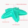 Sea Star Shaped Dog Toothbrush with Sound Pet Teeth Grinding Toy Dog Sound Toy - A - CN