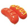 2023 New Sausage Dog Chew Toys TPR Indestructible Dog Toothbrush Toy Squeaky Fun Interactive Dog Toy for Small Medium Large Dogs - 1 piece