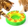 Dog Puzzle Toys Slow Feeder Interactive Increase Puppy IQ Food Dispenser Slowly Eating NonSlip Bowl Pet Cat Dogs Training Game - Green