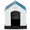 Dog House Made of Plastic with Ventilation System and Fastening Device - M