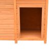 Dog Cage Solid Pine & Fir Wood 47.2"x30.3"x33.9" - Brown