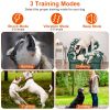 Electric Dog Training Collar IP67 Waterproof Rechargeable Dog Bark Collar with 3 Training Modes Dog Bark Control - Training Collar