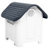 Dog House Gray 23.2"x29.5"x26" Polypropylene - Gray