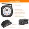 328FT Electric Wireless Dog Fence System With GPS Location Monitor Collar Receiver  - Dog Fence With 1 Collar