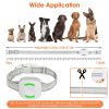 IP67 Waterproof Electric Dog Training Collar Rechargeable Dog Receiver with Light Beep Vibration Shock Fit for All Dogs 10-150LBS - D0102HGBAWA