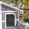 Dog House- Gray, White - as picture