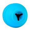 Dog Leakage Toy, Round Jar Bottle Shape Dog Chew Toys, Dogs Puppies Teething Clean Aggressive Chewer, Pets Safe Bite Chew Toys - Blue