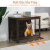 23 Inch Heavy-Duty Dog Crate Furniture - Brown