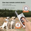 Rechargeable Training Collar w/Remote Control for Dog - White - Training Device