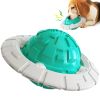 Dog Toy Sound Molar Decompression Dall Training Interactive Flying Saucer Dog Toothbrush Medium and Large Dog Pet Supplies - Green