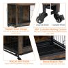 23 Inch Heavy-Duty Dog Crate Furniture - Brown