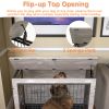 23 Inch Heavy-Duty Dog Crate Furniture - Gray