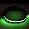 Blinking Flashing Pets Safety LED Adjustable Dog Collar  - Green - Pet supplies