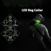 Blinking Flashing Pets Safety LED Adjustable Dog Collar  - Green - Pet supplies