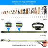 Dog Bark Collar Rechargeable Waterproof Beep Vibration Static Stimulation Bark Stopper - Black