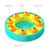 Dog Puzzle Toys Slow Feeder Interactive Increase Puppy IQ Food Dispenser Slowly Eating NonSlip Bowl Pet Cat Dogs Training Game - Green