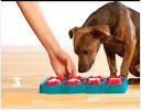 Pet Puzzle Treat Toy Interactive Food Dispenser Toy Slow Feeder Iq Game Dog Smart Training Toy - Red